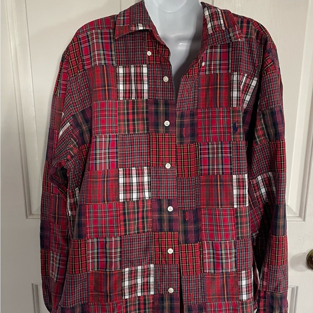 Polo Ralph Lauren Men's Multicolor Plaid Shirt-XL